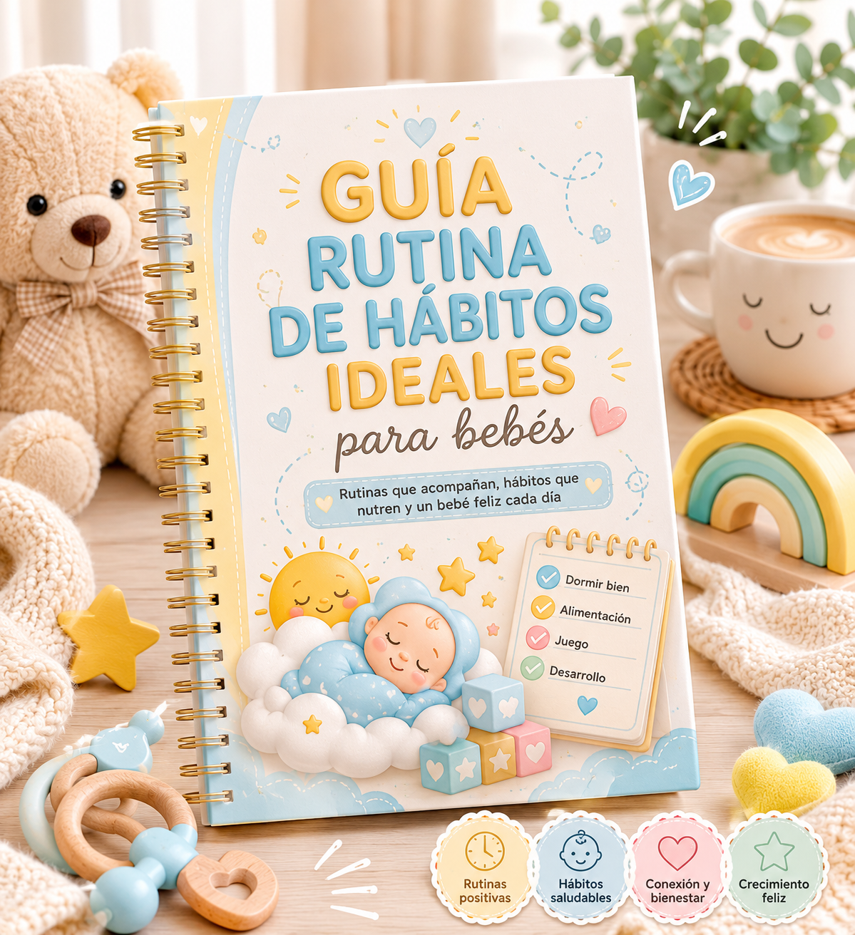 Guia: rutina de hábitos ideales para un bebé